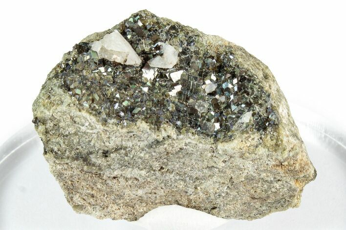 Iridescent, Rainbow Andradite Garnets - Norway #342355